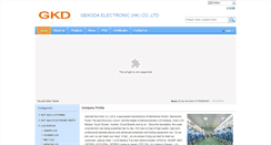 Desktop Screenshot of gkd-lcd.com